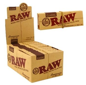 PAPEL RAW CONNOISSEUR CLASSIC + TIPS