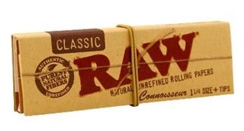 PAPEL RAW CONNOISSEUR CLASSIC + TIPS