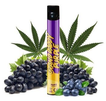 WPUFF VAPEADOR CBD DESECHABLE GRAND DADDY PURPLE 500MG/10ML (UVA/ARÃNDANOS)