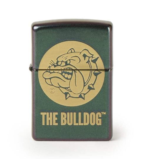 THE BULLDOG ZIPPO IRIDESCENT SATIN