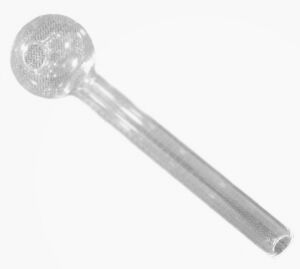 Pipa Cristal Globo Básica Pequeña (10cm) para fumar maria