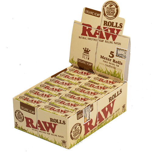 RAW ROLLS ORGANICO 5M (24 UNIDADES)