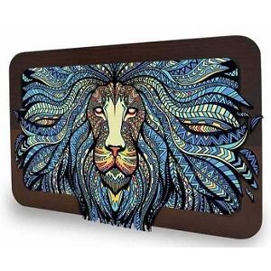 BANDEJA CRISTAL PEQUEA 3D SYNDICATE TRIBAL LION 18X12CM