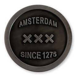 GRINDER ALUMINIO HIGH QUALITY AMSTERDAM SINCE 1275 3 PARTES PLATEADO