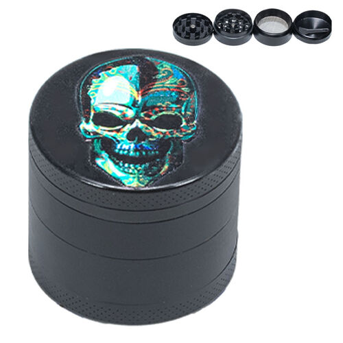 GRINDER METAL CALAVERA COLORES 4P 40MM AZUL/VERDE