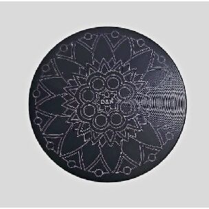 GRINDER METAL MANDALA NEGRO 60MM 4P (6)