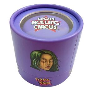 LION ROLLING CIRCUS GRINDER METAL/CRISTAL 60MM 3 PARTES TORA TORA (MORADO)