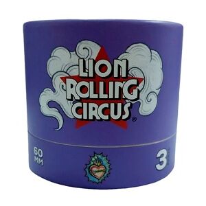 LION ROLLING CIRCUS GRINDER METAL/CRISTAL 60MM 3 PARTES TORA TORA (MORADO)