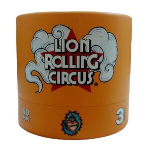 LION ROLLING CIRCUS GRINDER METAL/CRISTAL 60MM 3 PARTES MR TRAMPOLINE (NARANJA)