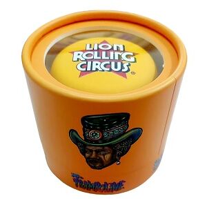 LION ROLLING CIRCUS GRINDER METAL/CRISTAL 60MM 3 PARTES MR TRAMPOLINE (NARANJA)