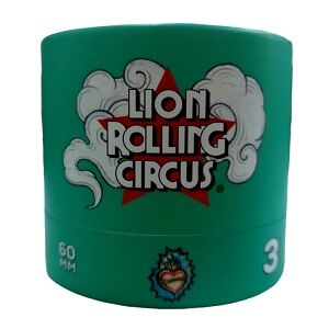 LION ROLLING CIRCUS GRINDER METAL/CRISTAL 60MM 3 PARTES RUBY (VERDE)