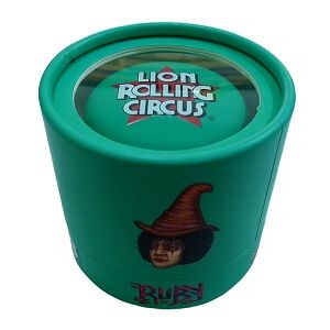 LION ROLLING CIRCUS GRINDER METAL/CRISTAL 60MM 3 PARTES RUBY (VERDE)