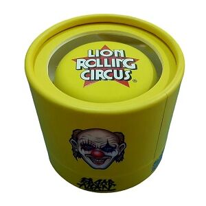 LION ROLLING CIRCUS GRINDER METAL/CRISTAL 60MM 3 PARTES EDGAR (AMARILLO)