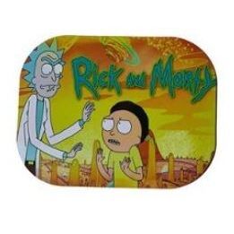 TAPA MAGNETICA PEQUEA RICK AND MORTY SPACE SUNSET 18x14CM