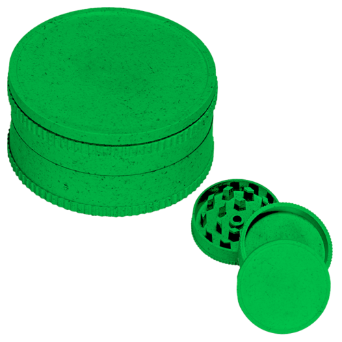 GRINDER BIODREGADABLE 2 PARTES 40MM COLOR VERDE