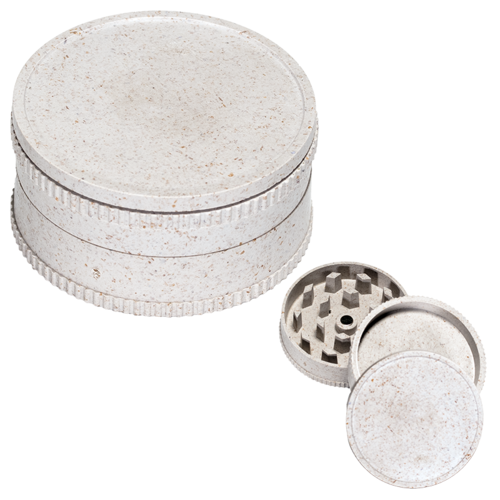 GRINDER BIODREGADABLE 2 PARTES 40MM COLOR GRIS