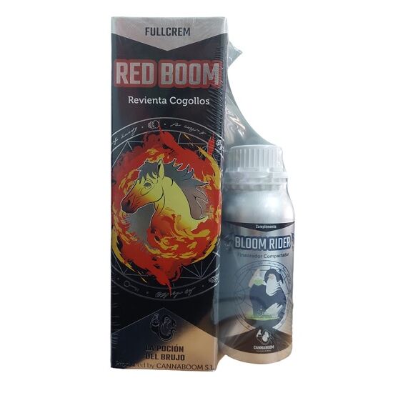 CANNABOOM PACK RED BOOM 1L + BLOOM RIDER 600ML