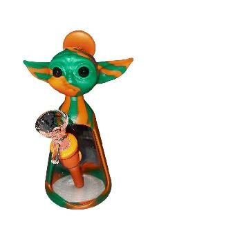 BONG SILICONA "YODA 20CM" (VARIADOS SEGÚN DISPONIBILIDAD)