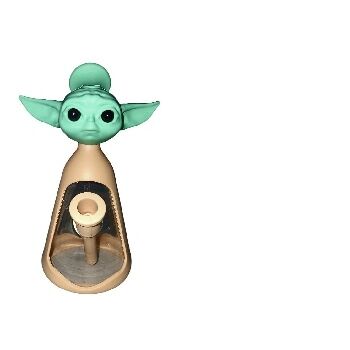 BONG SILICONA "YODA 20CM" (VARIADOS SEGÚN DISPONIBILIDAD)