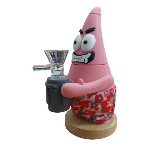 BONG SILICONA "PATRICIO - BOB ESPONJA"