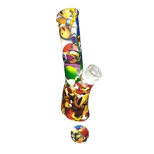 BONG DE SILICONA 20CM (DISEÑOS VARIADOS SEGÚN DISPONIBILIDAD)