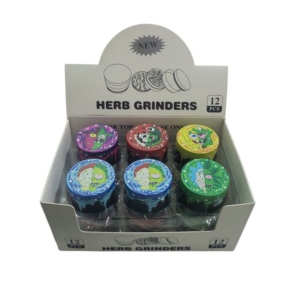 GRINDER METAL 40MM 4 PARTES (PERSONAJES VARIADOS SEGN DISPONIBILIDAD)