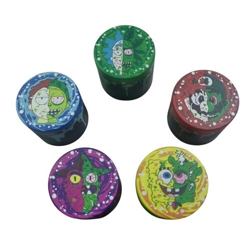 GRINDER METAL 40MM 4 PARTES (PERSONAJES VARIADOS SEGN DISPONIBILIDAD)