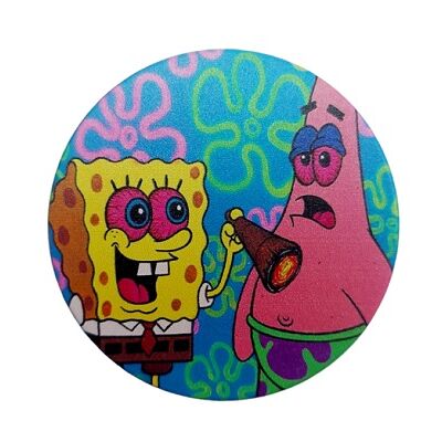 GRINDER METAL 50MM 4 PARTES "BOB ESPONJA - PATRICIO SMOKED"