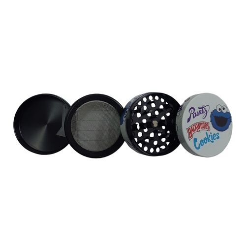 GRINDER METAL 50MM 4 PARTES "BACKWOODS - RUNTZ COOKIES"