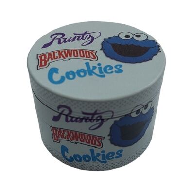 GRINDER METAL 50MM 4 PARTES "BACKWOODS - RUNTZ COOKIES"