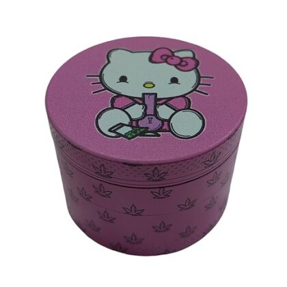 GRINDER METAL 50MM 4 PARTES "HELLO KITTY SMOKED"