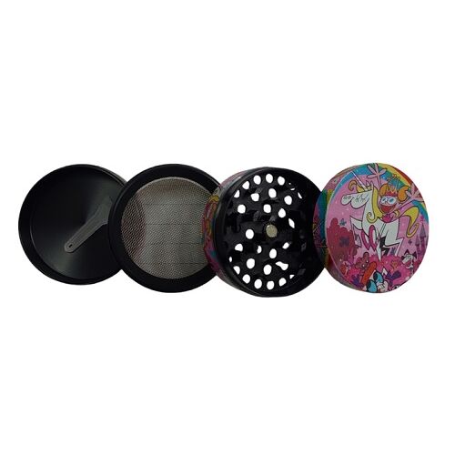 GRINDER METAL 50MM 4 PARTES "PRINCESS & UNICORN"