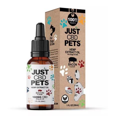 JUST CBD ACEITE PARA MASCOTAS SABOR BACON 30ML