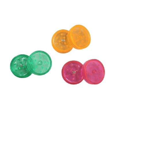 GRINDER PLÁSTICO LISO 30MM 2 PARTES (COLORES VARIADOS SEGÚN DISPONIBILIDAD)