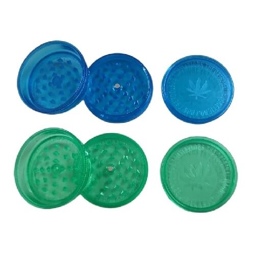 GRINDER PLÁSTICO HOJA 60MM 3 PARTES (COLORES VARIADOS SEGÚN DISPONIBILIDAD)