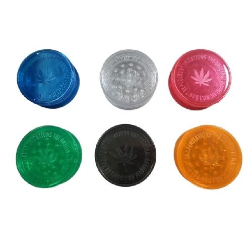 GRINDER PLÁSTICO HOJA 60MM 3 PARTES (COLORES VARIADOS SEGÚN DISPONIBILIDAD)