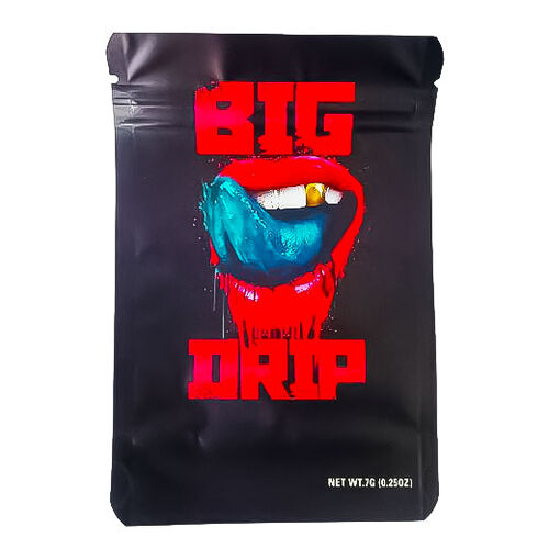 BOLSA ZIP ALUMINIO 7GR "BIG DRIP" (50 UNIDADES)