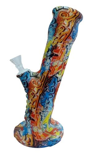 BONG SILICONA 26.5CM (DISEÑOS VARIADOS SEGÚN DISPONIBILIDAD)