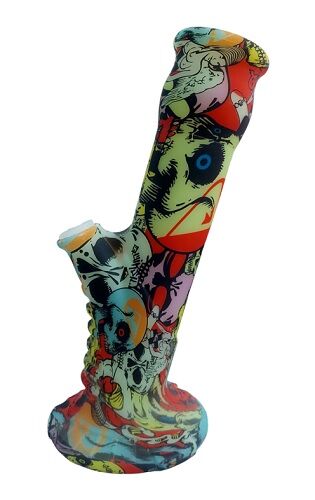 BONG SILICONA 26.5CM (DISEÑOS VARIADOS SEGÚN DISPONIBILIDAD)