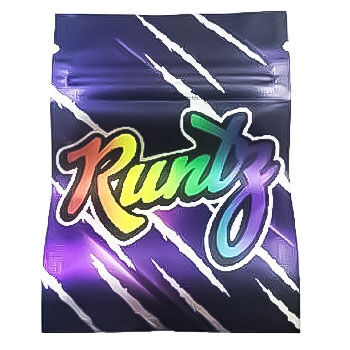 BOLSA ZIP ALUMINIO 1.5GR "RUNTZ RAINBOW" (50 UNIDADES)