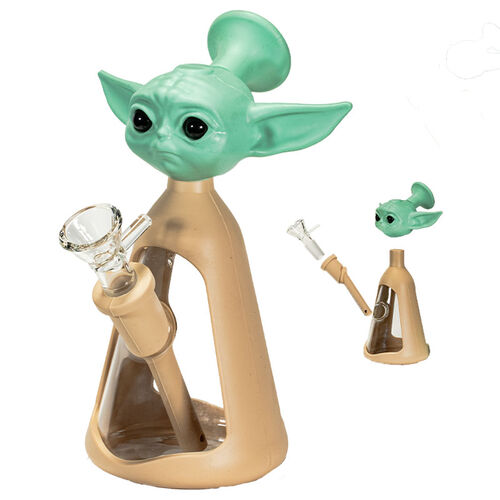 BONG SILICONA "YODA 20CM" (VARIADOS SEGÚN DISPONIBILIDAD)