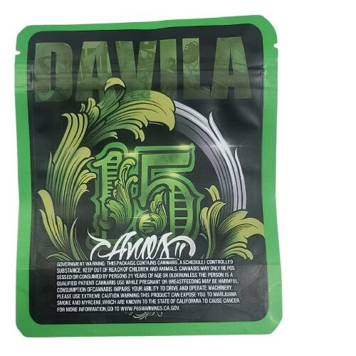 BOLSA ZIP ALUMINIO 3.5GR "DAVILA" (50 UNIDADES)