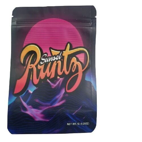 BOLSA ZIP ALUMINIO 7GR "SUNSET RUNTZ" (50 UNIDADES)