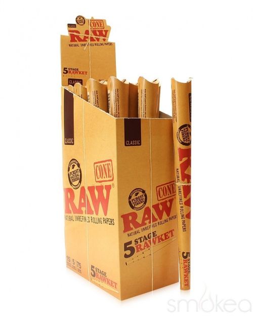 RAW CONO 5 STAGE RAWKET 15 UNIDADES