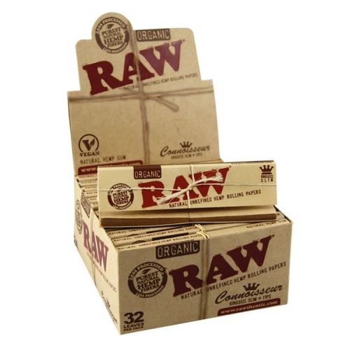 PAPEL RAW CONNOISSEUR ORGNICO 1 1/4 + TIPS