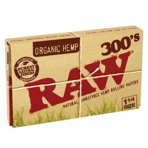 RAW BLOC 300 1 1/4 ORGANICO (40 LIB/300PAPEL)