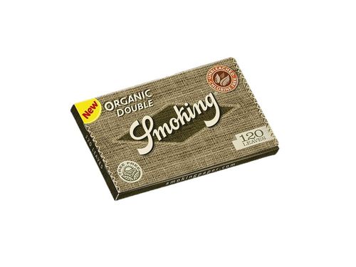 PAPEL SMOKING ORGANIC DOBLE (25LIB/120PAPEL)