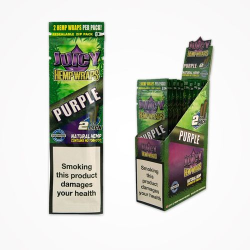 JUICY HEMP WRAPS 2X25 PURPLE