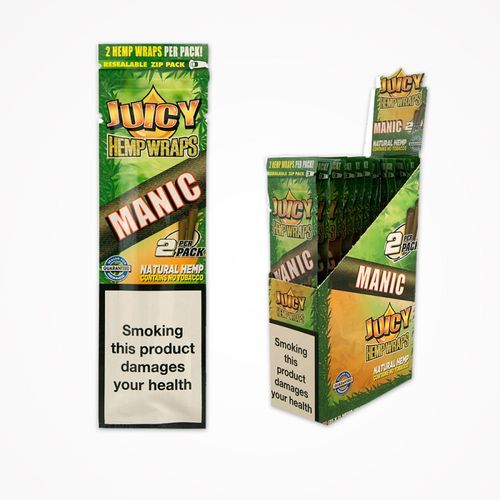 JUICY HEMP WRAPS 2X25 MANIC