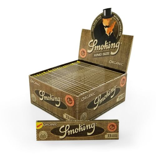 PAPEL SMOKING ORGANIC KING SIZE (50LIB/33PAPEL)